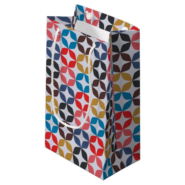 Retro Vintage Star Pattern Small Gift Bag (Front Angled)