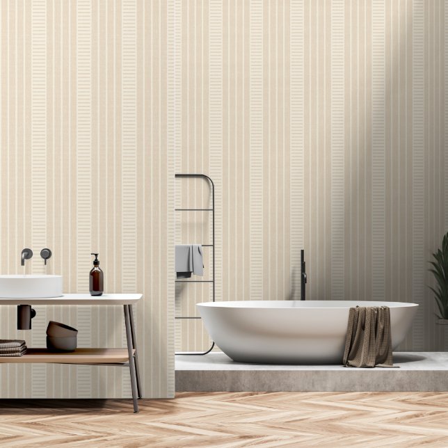 Retro vintage striped pattern wallpaper. wallpaper (Bathroom)