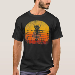 Retro vintage Style Bee Queen Beekeeping sunset Be T-Shirt