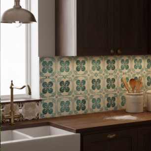 Retro Vintage Style Cottagecore Tile