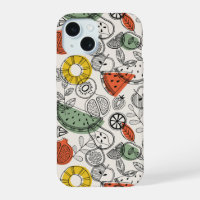 Retro Vintage Style Fruit Pattern