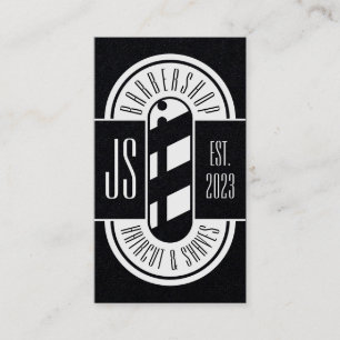 Retro vintage style giant logo business card