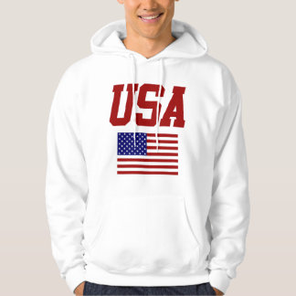 RETRO VINTAGE STYLE USA PULLOVER HOODIE
