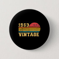 Retro Vintage Sunset 1963 Birthday
