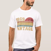 Retro Vintage Sunset 1969 Birthday