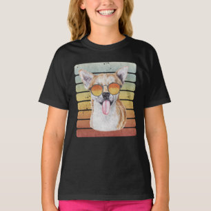 Retro Vintage Sunset Chihuahua Mum Dad T-Shirt