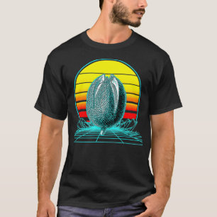 Retro Vintage Sunset Durian  T-Shirt