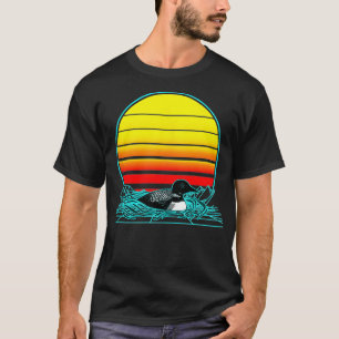 Retro Vintage Sunset Loon T-Shirt