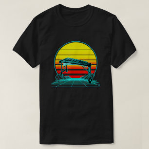 Retro Vintage Sunset Xylophone  T-Shirt
