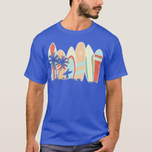 Retro Vintage Surfboard Surfing Surfboarder Wave S T-Shirt