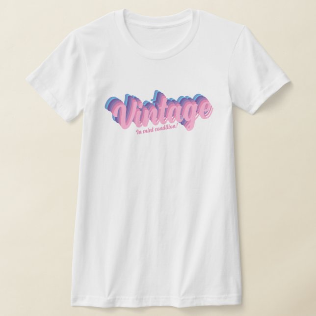 Retro Vintage  T-Shirt (Laydown)