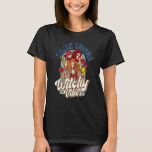 Retro Vintage Thick Thighs And Witchy Vibes Hall T-Shirt
