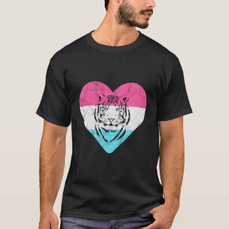 Retro Vintage Tiger Gift For Women Or Girls T-Shirt