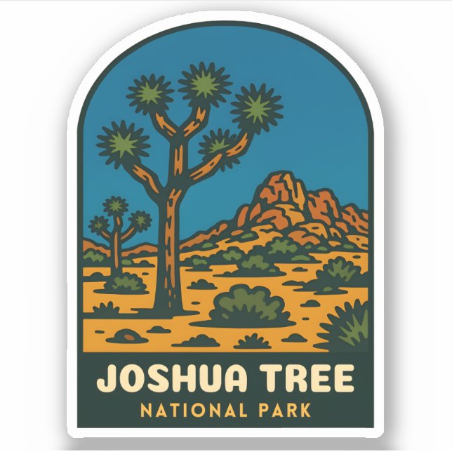 Retro Vintage Travel Joshua Tree National Park (Front)