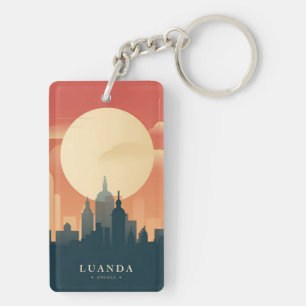 retro vintage travel vacation souvenir tourism key ring