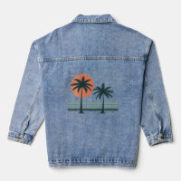 Retro/vintage tropical palms tree