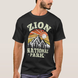 Retro Vintage US Utah 1919 Zion National Park T-Shirt
