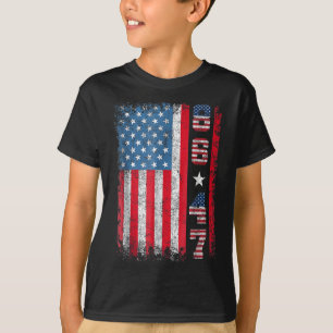 Retro Vintage Usa Flag 86 47 Anti Trump T-Shirt