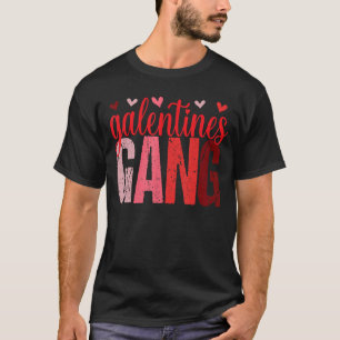 Retro Vintage Valentine's Day Galentine's Gang Fun T-Shirt
