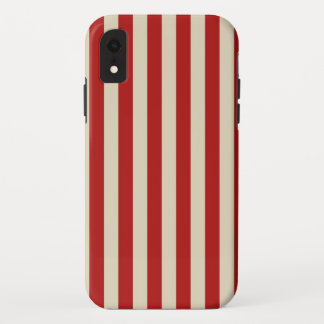 Retro Vintage Vertical PopCorn Classic Stripes Case-Mate iPhone Case