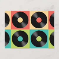 Retro Vintage Vinyl Record Pop Art