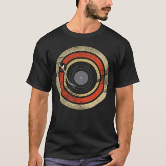 Retro vintage vinyl turntable  music  2 T-Shirt