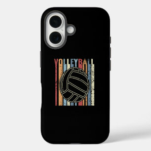 Retro Vintage Volleyball iPhone 16 Case
