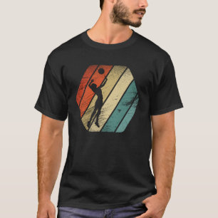 Retro vintage Volleyball player sports 4 T-Shirt