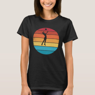 Retro vintage Volleyball player sports 5 T-Shirt