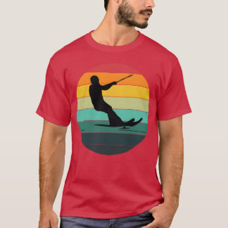 Retro Vintage Wakeboarding Wakeboarder Water Sport T-Shirt