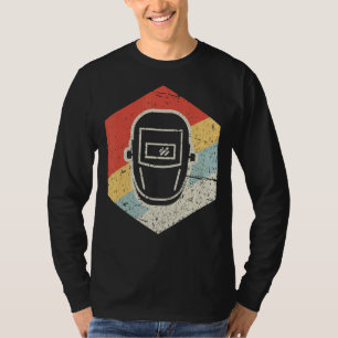 Retro Vintage Welder Mask Cool Mig Tig Gas Arc Wel T-Shirt