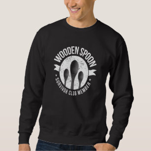 Retro Vintage Wooden Spoon Survivor  4 Sweatshirt