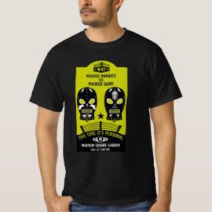 Retro Vintage Wrestling Poster T-Shirt