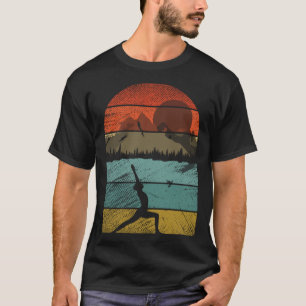Retro vintage yoga and meditation hobby funny 3 T-Shirt