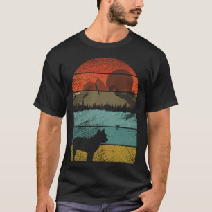 Retro vintage Yorkshire Terrier Dogs and cute ani T-Shirt
