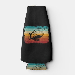 Retro Vintage Zeppelin Dirigible Airship Zepplin L Bottle Cooler