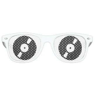 retro vinyl music record graphic sunglasses
