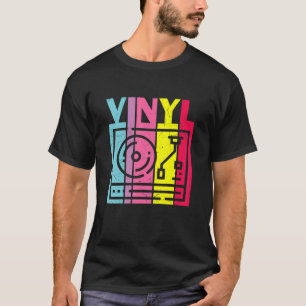 Retro Vinyl Record 80s Music 90s Lover 33 45 78 R T-Shirt