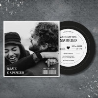Retro Vinyl Record Cover Photo Album Wedding
