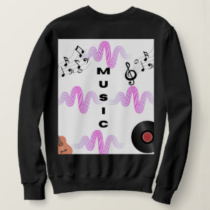 Retro Vinyl Record Music Lover Hoodie – Vintage - 