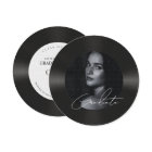 Retro vinyl record photo graduation 