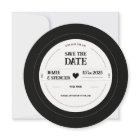 Retro Vinyl Record Photo Wedding Save the Date