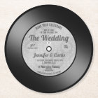 Retro Vinyl Record Wedding Save the Date