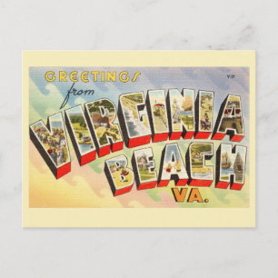 Retro Virginia Beach Postcard