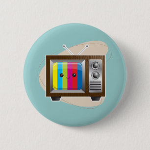 Retro Vision 6 Cm Round Badge