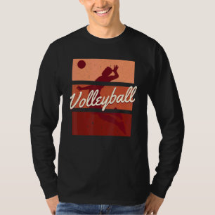 Retro Volleyball Sport Player Coach Vintage Beach  T-Shirt