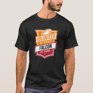 Retro Volunr On Saturday Falcon On Sunday Georgia T-Shirt