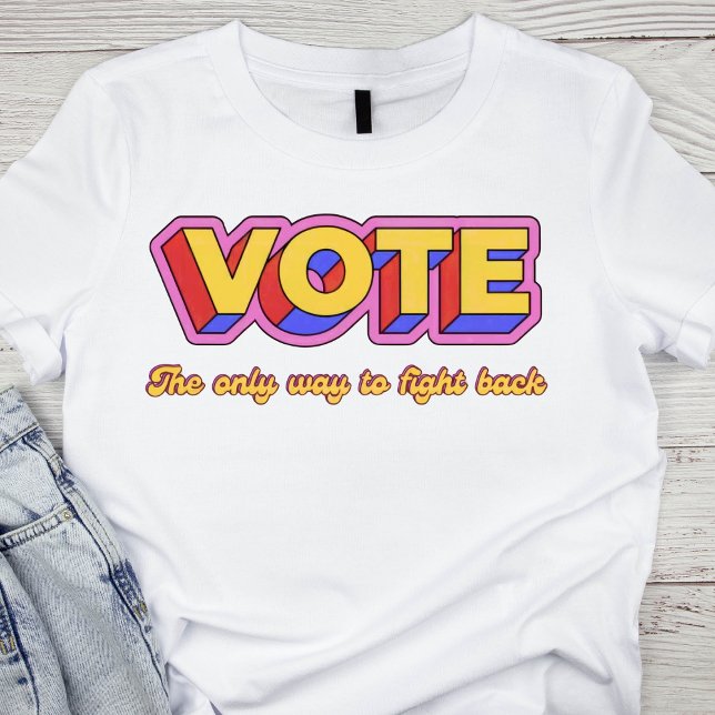 Retro Vote T-Shirt (Creator Uploaded)