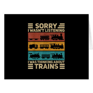 Retro Wagon Train Lover Model Railroad Conductor F