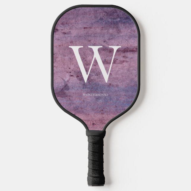 Retro Wall Texture Pickleball Paddle (Front)